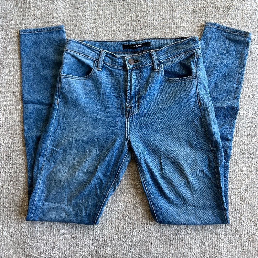 J Brand Maria High Rise Skinny Denim